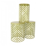 3/SET Next Stool - Yellow