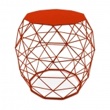 Metal Stool - Orange