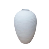 70CM Moss White Urn