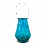 Padditon Glass Candle/H - Blue