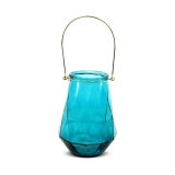 Padditon Glass Candle/H - Blue