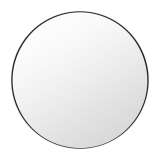 90CM LuxRound Mirror Black