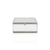 16CM silver string mirror box