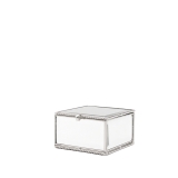 11CM silver string mirror box