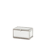 10CM Silver string mirror box