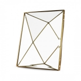 23CM antique brass photo frame