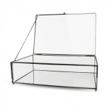 31CM Silver Glass Box