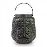 23CM Floral Ceramic Lantern-Ch