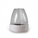 25CM Egg-shaped Candle/H-Wh