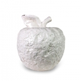 25CM Ceramic Apple-white