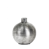 18CM Silver Metal Vase