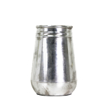 35CM Silver Tin Vase