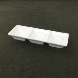 Triple Sauce Dish L22xW7CM